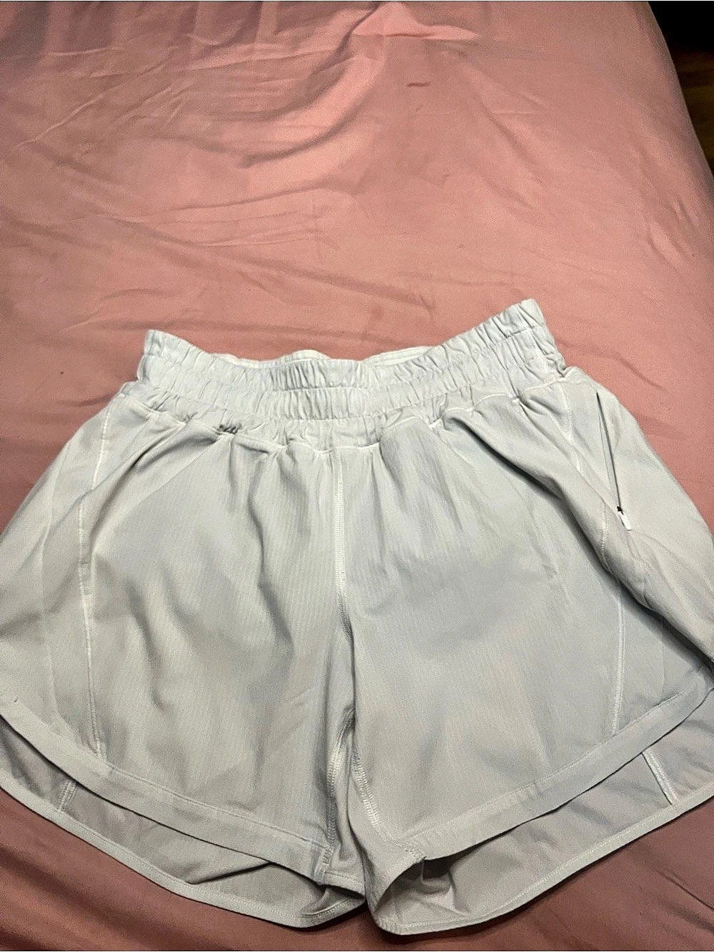 lululemon Track That High-Rise Lined Short 3" Gray